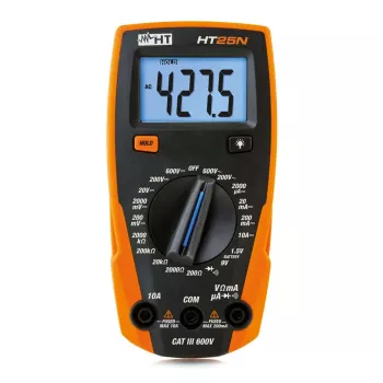 HT Instruments HT25N Multimetro digitale CAT III 600V, 2000 Counts 1010170