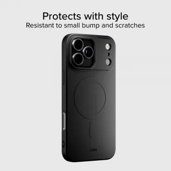 SBS Instinct Custodia per Apple iPhone 17 Pro Max nero compatibile MagSafe TEINSTMAGIP1769K