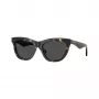 Burberry BE4435F412187 Occhiali da sole donna squadrati, Havana/Grigio scuro, 53mm