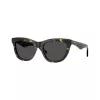 Burberry BE4435F412187 Occhiali da sole donna squadrati, Havana/Grigio scuro, 53mm