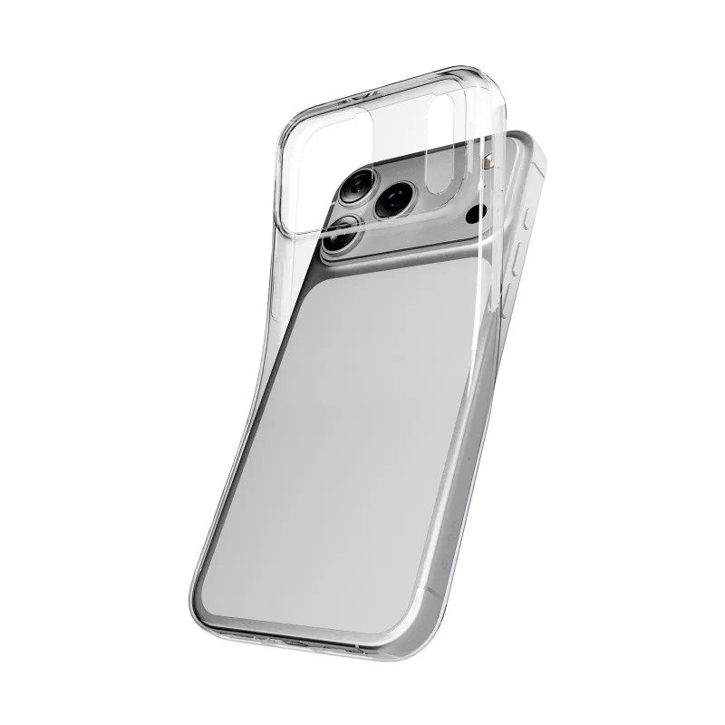 PURO Custodia Apple iPhone 17 Pro Max trasparente TPU Ultra-Slim 0,3 Nude