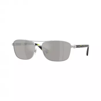 Burberry BE3163-10056G Occhiali da sole uomo pilot, montatura nera, lenti gradient grigie, 60/17/140 mm