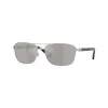 Burberry BE3163-10056G Occhiali da sole uomo pilot, montatura nera, lenti gradient grigie, 60/17/140 mm