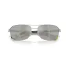 Burberry BE3163-10056G Occhiali da sole uomo pilot, montatura nera, lenti gradient grigie, 60/17/140 mm