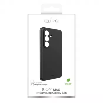 SBS Mobile Icon Mag Custodia per Samsung Galaxy S26 – nero PUSGS26ICONMAGBLK