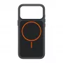 SBS D3O Core Custodia per iPhone 18 Pro / 17 Pro, compatibile MagSafe, nero-arancio