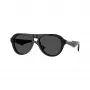 Burberry uomo BE4437U occhiali da sole squadrati, havana/grigio scuro, 55mm BE4437U411287