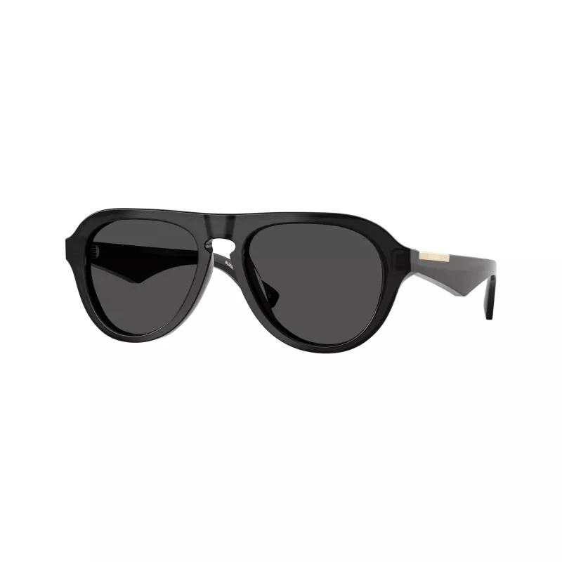 Burberry uomo BE4437U occhiali da sole squadrati, havana/grigio scuro, 55mm BE4437U411287
