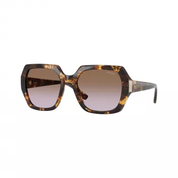 VOGUE donna VO5612SB31796 occhiali da sole cat-eye, montatura rosa trasparente, lenti grigio scuro, 55mm
