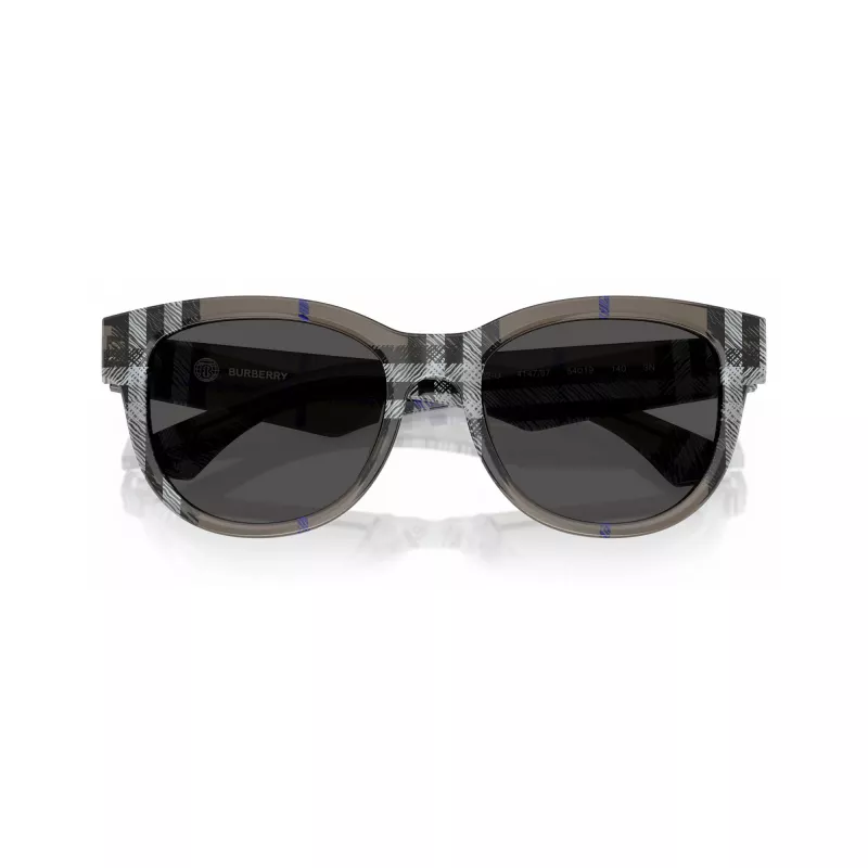 Burberry BE4432U414787 occhiali da sole donna, squadrati, Dark Havana/Dark Grey, 54/19/140 mm