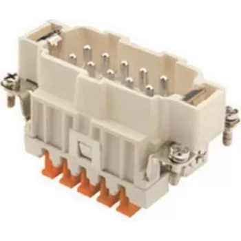 ILME CSHM10 inserto maschio 10P+PE argento SQUICH 16A 500V misura 57.27