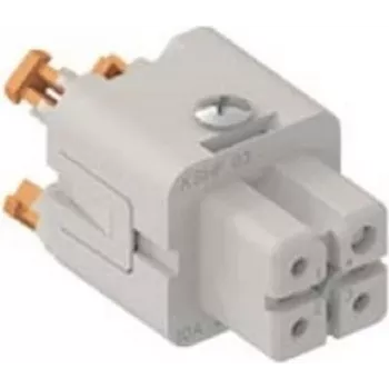 ILME CKSHF03 inserto femmina 3P+PE argento SQUICH 10A 400V
