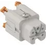 ILME CKSHF04 inserto femmina 4P+PE argento SQUICH 10A 400V misura 21.21