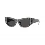 Burberry BE4450U414787 occhiali da sole donna Dark Havana/Dark Grey 54/19/140 mm