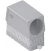ILME MFO16L40 custodia per cavi a profilo alto, misura 77.27, ingresso laterale M40, 2 leve, alluminio pressofuso, grigio