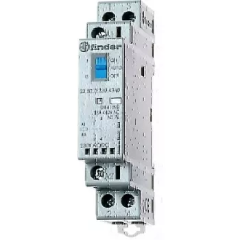 Finder contattore di installazione 24V AC/DC, 1NO+1NC, LED 22.32.0.024.4540