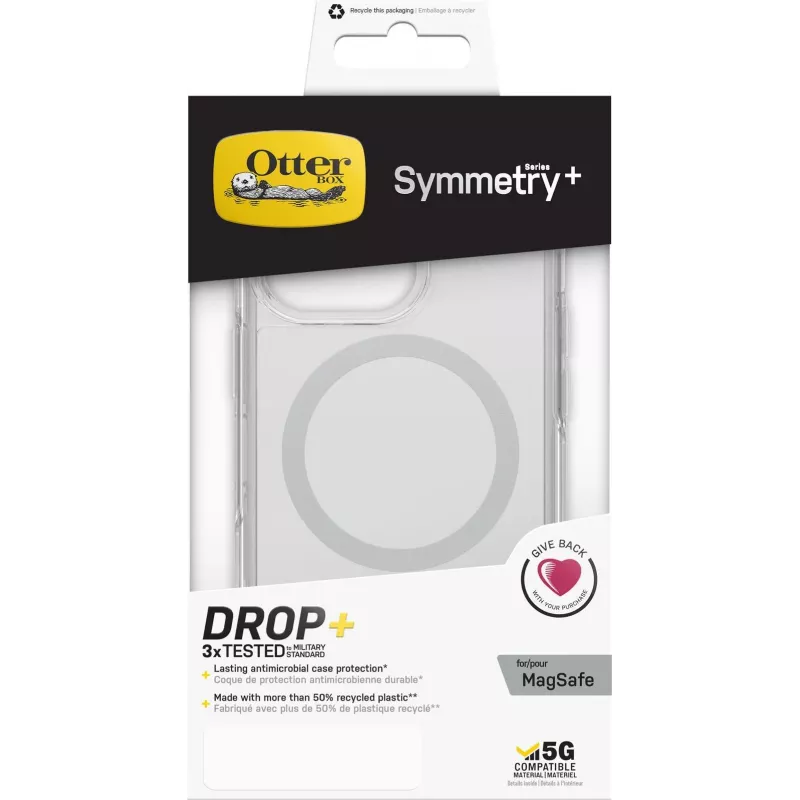 OtterBox Symmetry Series+ Clear MagSafe Cover posteriore per Apple iPhone 13 Pro 77-84773