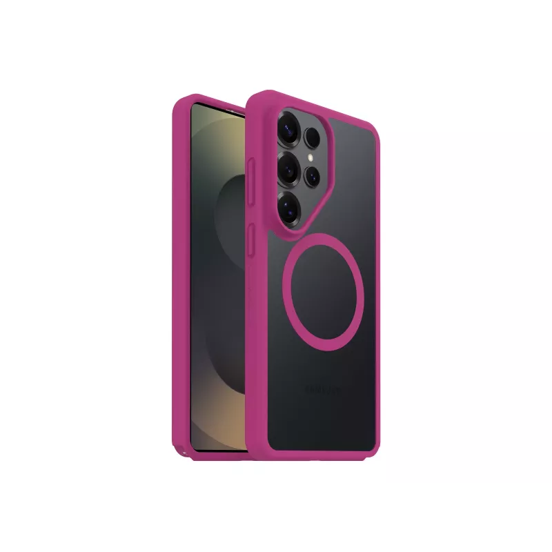 OtterBox React Series Cover per Samsung Galaxy S26 Ultra – trasparente/rosa con MagSafe 77-99946