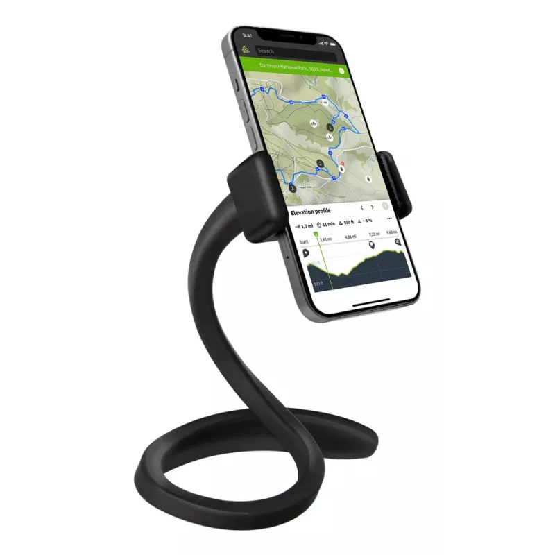 SBS Mobile TESUPPFLEXY Supporto da tavolo flessibile per smartphone e tablet fino a 10,5 pollici nero