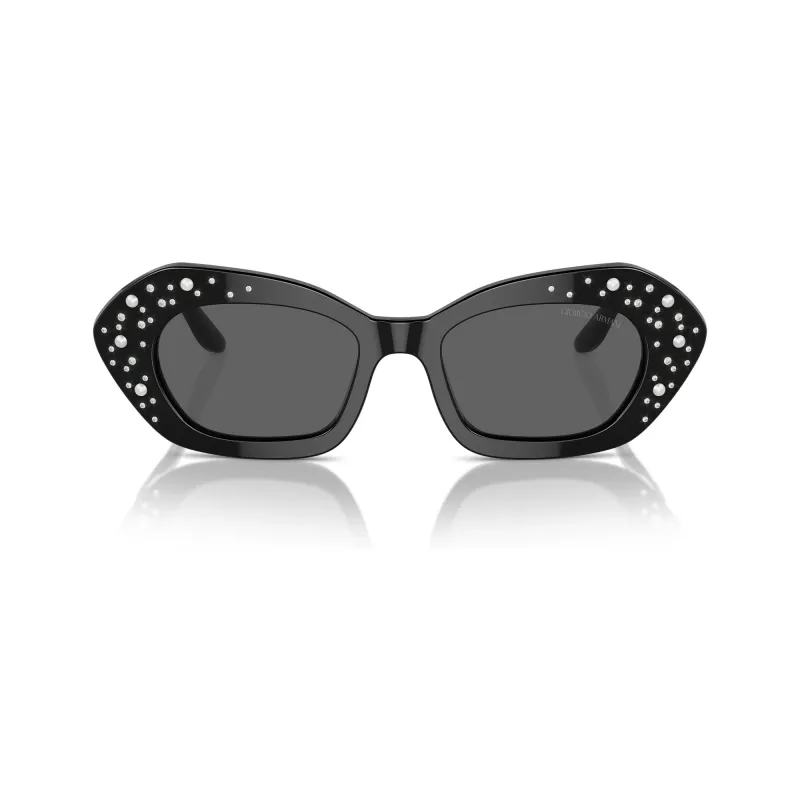 Giorgio Armani Occhiali da sole donna AR8213BU5001B rettangolari neri