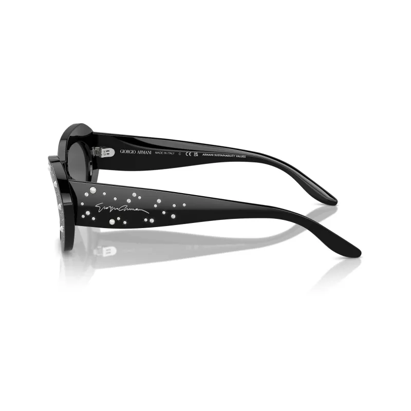 Giorgio Armani Occhiali da sole donna AR8213BU5001B rettangolari neri