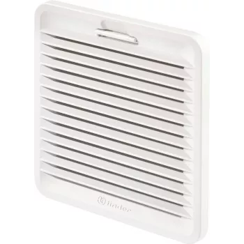 Finder 7F.02.0.000.2000.0 Filtro di scarico aria, 155 x 155 x 22,6 mm, G3, IP54, grigio chiaro