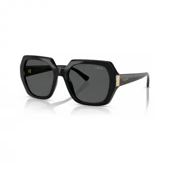 VOGUE Donna VO5612SBW4487 Occhiali da sole squadrati nero/grigio 55mm
