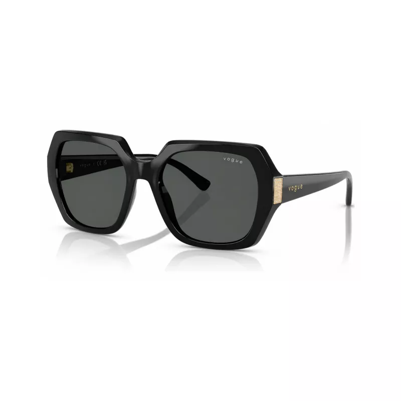 VOGUE Donna VO5612SBW4487 Occhiali da sole squadrati nero/grigio 55mm