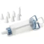 IBILI 104629 Set sac à poche per pasticceria, 18 cm, 6 bocchette in acciaio inox, bianco