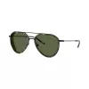 Emporio Armani Occhiali da sole uomo rettangolari EA2163-300171 nero/grigio 56mm