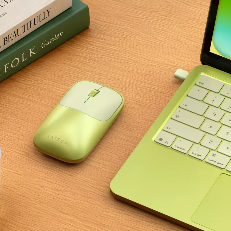 Satechi Slim EX Mouse – Mouse wireless per due dispositivi (Citrus)