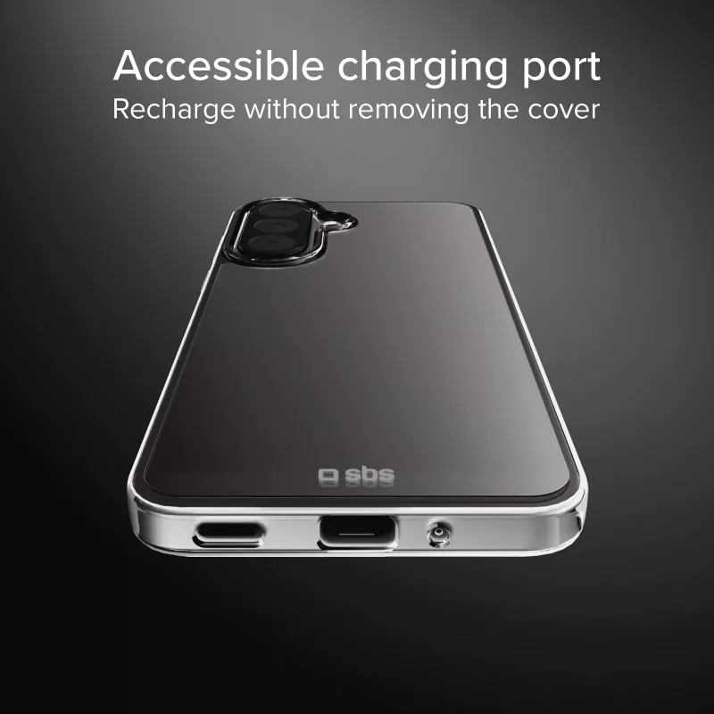 SBS Mobile Cover posteriore TPU trasparente per Samsung Galaxy A37 TED3OCOVSAA37