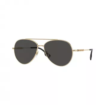 Burberry donna BE3147 occhiali da sole cat-eye, montatura havana marrone scuro, lenti marroni sfumate, 58mm BE3147-110987