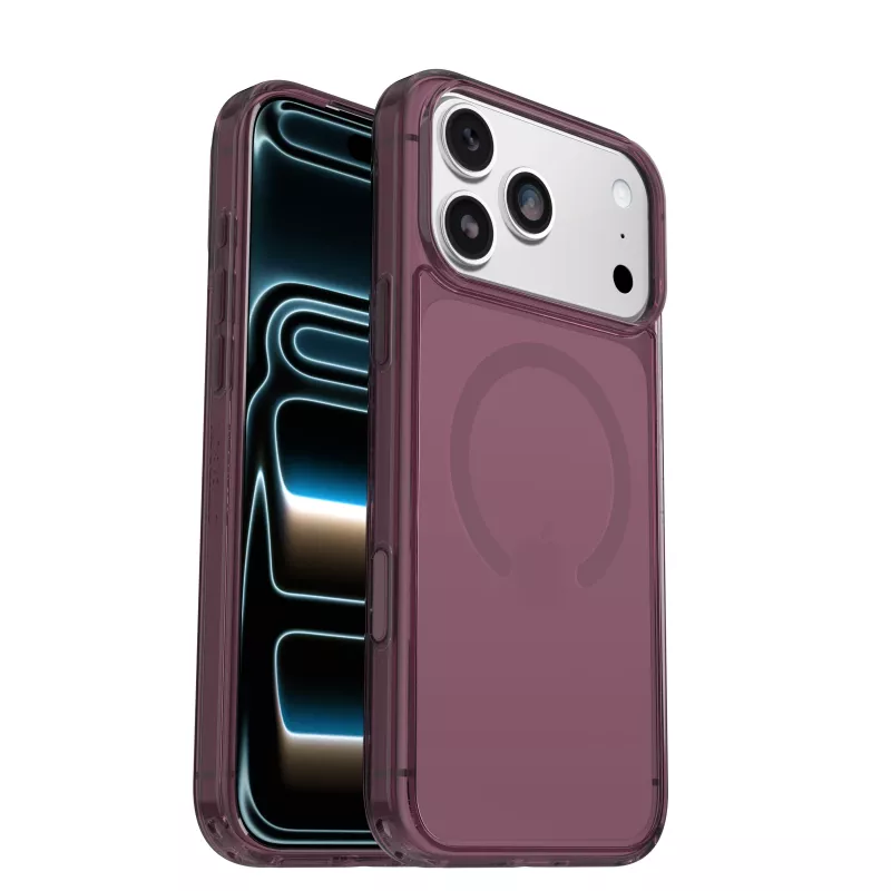 OtterBox Symmetry Clear MagSafe Camera Control cover per iPhone 17 Pro Max rosa (77-98872)