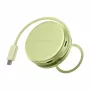 Satechi OntheGo adattatore multiporta 5-in-1 - hub USB-C con 4K HDMI, USB-C 5Gbps, USB-A 5Gbps, lettore schede SD, 60W PD pass-through (Citrus)