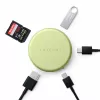 Satechi OntheGo adattatore multiporta 5-in-1 - hub USB-C con 4K HDMI, USB-C 5Gbps, USB-A 5Gbps, lettore schede SD, 60W PD pass-through (Citrus)