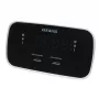 AIWA CRU-19RD Radiosveglia rossa con sintonizzatore FM/AM, doppia sveglia, snooze, sleep timer, display LED, batteria di backup