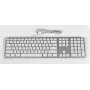 Matias Tastiera USB-C con filo per Mac – Argento – Versione U.S. (FK316CS)