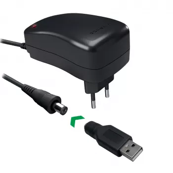 Vivanco Alimentatore universale AC/DC 27W con 7 connettori DC e porta USB VVITADAPT27WUN