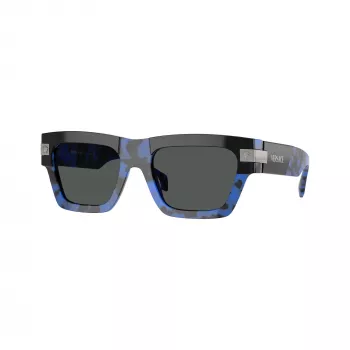 Versace VE4464-545887 Occhiali da sole donna a occhio di gatto, nero/grigio, 55mm