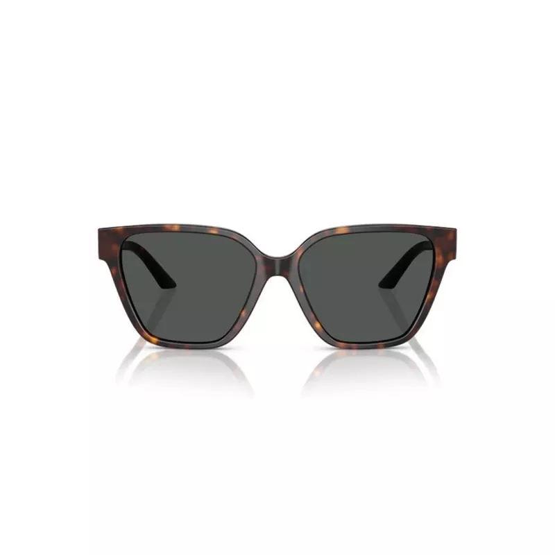 Versace VE4471B10887 Occhiali da sole donna – Montatura havana, lenti grigio scuro, 56mm