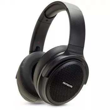 AIWA HST-250BT/BK Auricolari in-ear wireless con HyperBass, Bluetooth 5.0, IPX4, nero