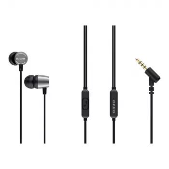 AIWA ESTM-30SL Auricolari in-ear con microfono, argento