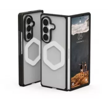 UAG Urban Armor Gear Mouve Cover con modulo magnetico per Samsung Galaxy Z Fold8 Ultra – Ice (trasparente)/nero 214560114343