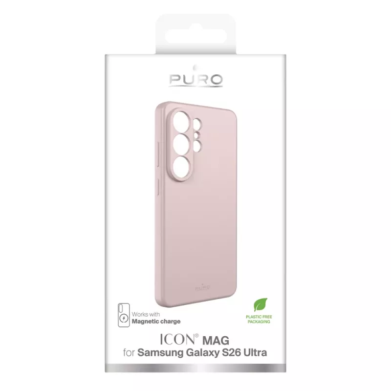 SBS Mobile Icon Cover per Samsung Galaxy S26 Ultra – compatibile MagSafe, rosa PUSGS26UICONMAGROSE