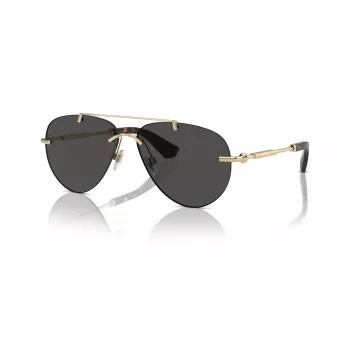 Burberry BE3151 Occhiali da sole donna a occhio di gatto, montatura havana marrone scuro, lenti marroni sfumate, 60mm BE3151-110987