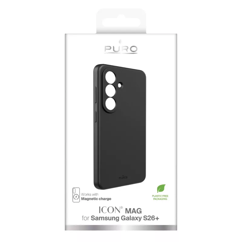 SBS Mobile ICONMAG Cover posteriore MagSafe per Samsung Galaxy S26+ - Nero PUSGS26PICONMAGBLK