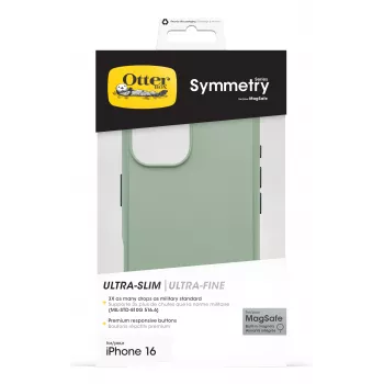 OtterBox Symmetry MagSafe Cover per iPhone 16 – Everglade Green 77-96535