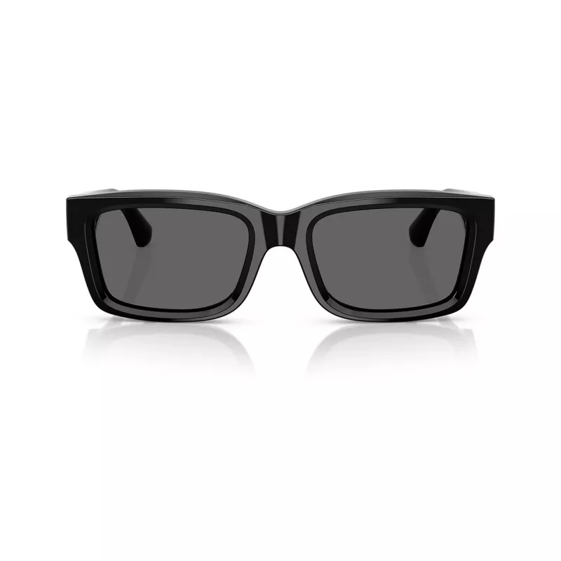 Burberry BE4443-300187 Occhiali da sole donna, montatura nera, lenti grigie, 55/20/145 mm