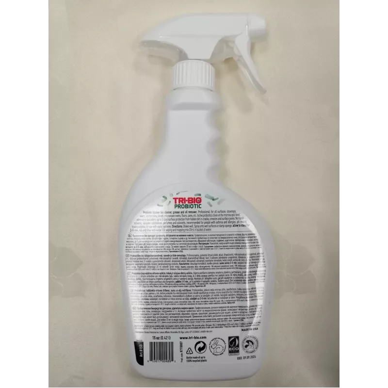 TRI-BIO detergente biologico per cucina 0,42L Probiotic Kitchen Cleaner Spray